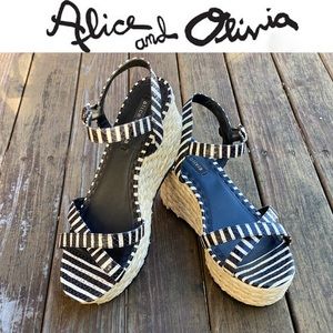 Alice + Olivia Wedge Sandals